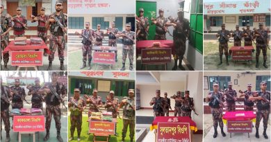সাতক্ষীরায় বিজিবির অভিযানে প্রায় ৬ লক্ষ টাকার ভারতীয় মালামাল জব্দ