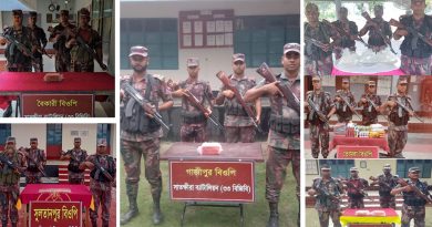 সাতক্ষীরায় বিজিবির অভিযানে ২৮৫ পিস ভারতীয় ট্যাবলেটসহ প্রায় সাত লক্ষ টাকার মালামাল জব্দ