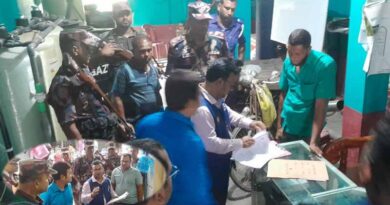 কলারোয়ায় অবৈধ ড্রিংকিং ওয়াটার কারখানায় বিজিবির টাস্কফোর্স অভিযান