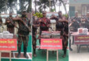 সাতক্ষীরা ও কলারোয়া সীমান্তে বিজিবির অভিযান: প্রায় ৮ লক্ষ টাকার ভারতীয় মালামাল জব্দ