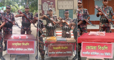 সাতক্ষীরার সীমান্ত থেকে বিজিবির অভিযানে ৭ লক্ষ টাকার ভারতীয় মালামাল জব্দ