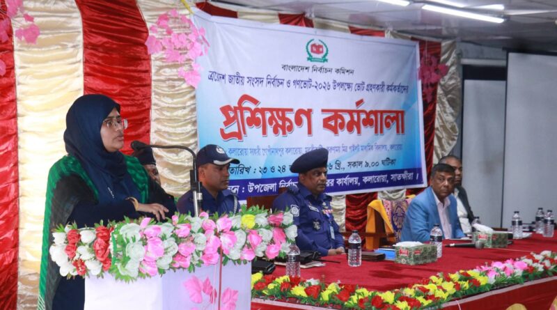 সাতক্ষীরায় গ্রহণযোগ্য নির্বাচন নিশ্চিত করতে নিরলস প্রচেষ্টা চালাচ্ছেন ডিসি