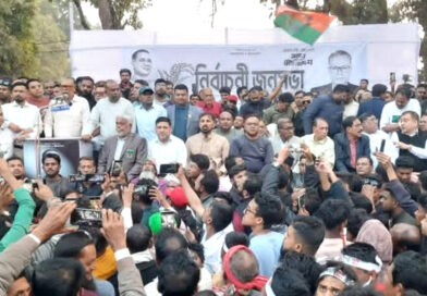 সাতক্ষীরা-২ আসনে ধানের শীষের প্রার্থী আব্দুর রউফের বিশাল নির্বাচনী জনসভা