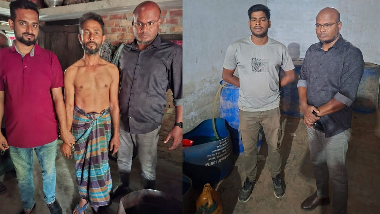 কালিগঞ্জে অবৈধ তেল মজুদের দায়ে দুই ব্যবসায়ীকে জরিমানা ও তেল জব্দ