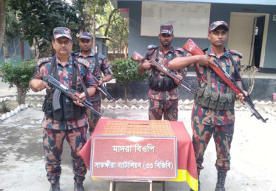 সাতক্ষীরায় ৩৩ বিজিবির অভিযানে চার লক্ষাধিক টাকার ভারতীয় ঔষধ জব্দ