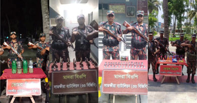 সাতক্ষীরার সীমান্ত থেকে সাড়ে ৯ লাখ টাকার ভারতীয় পণ্য জব্দ