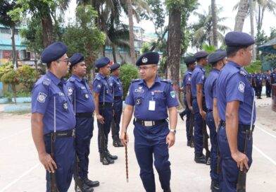 সেবামুখী পুলিশিং ব্যবস্থা জোরদারে কলারোয়া থানা পরিদর্শনে পুলিশ সুপার