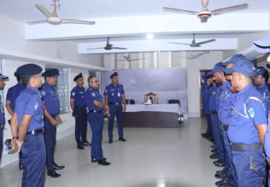 সাতক্ষীরা সদর থানা পরিদর্শন করলেন পুলিশ সুপার
