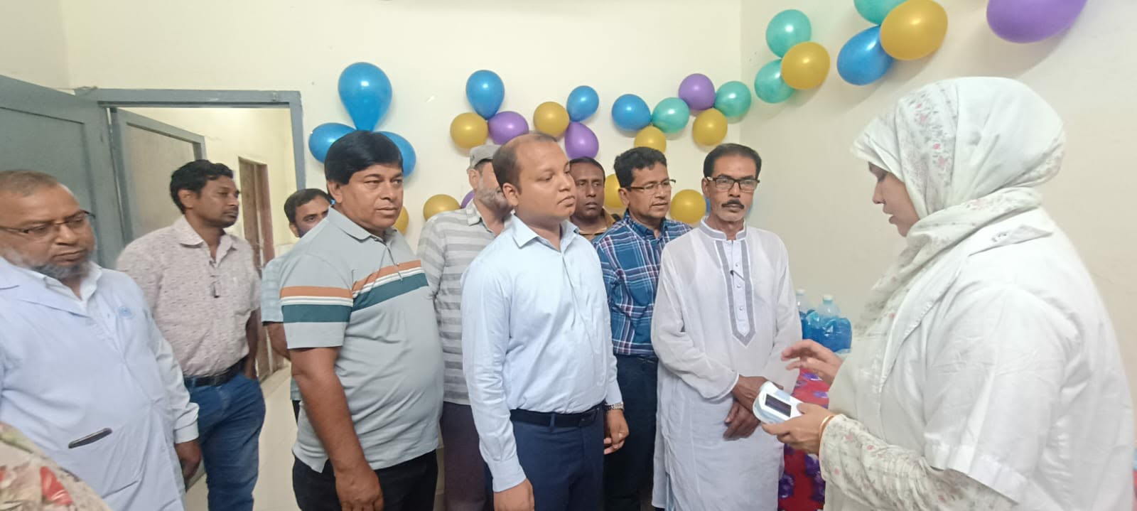 কালিগঞ্জের নলতা মা ও শিশু কল্যাণ কেন্দ্রের ল্যাবরেটারি টেস্ট উদ্বোধন