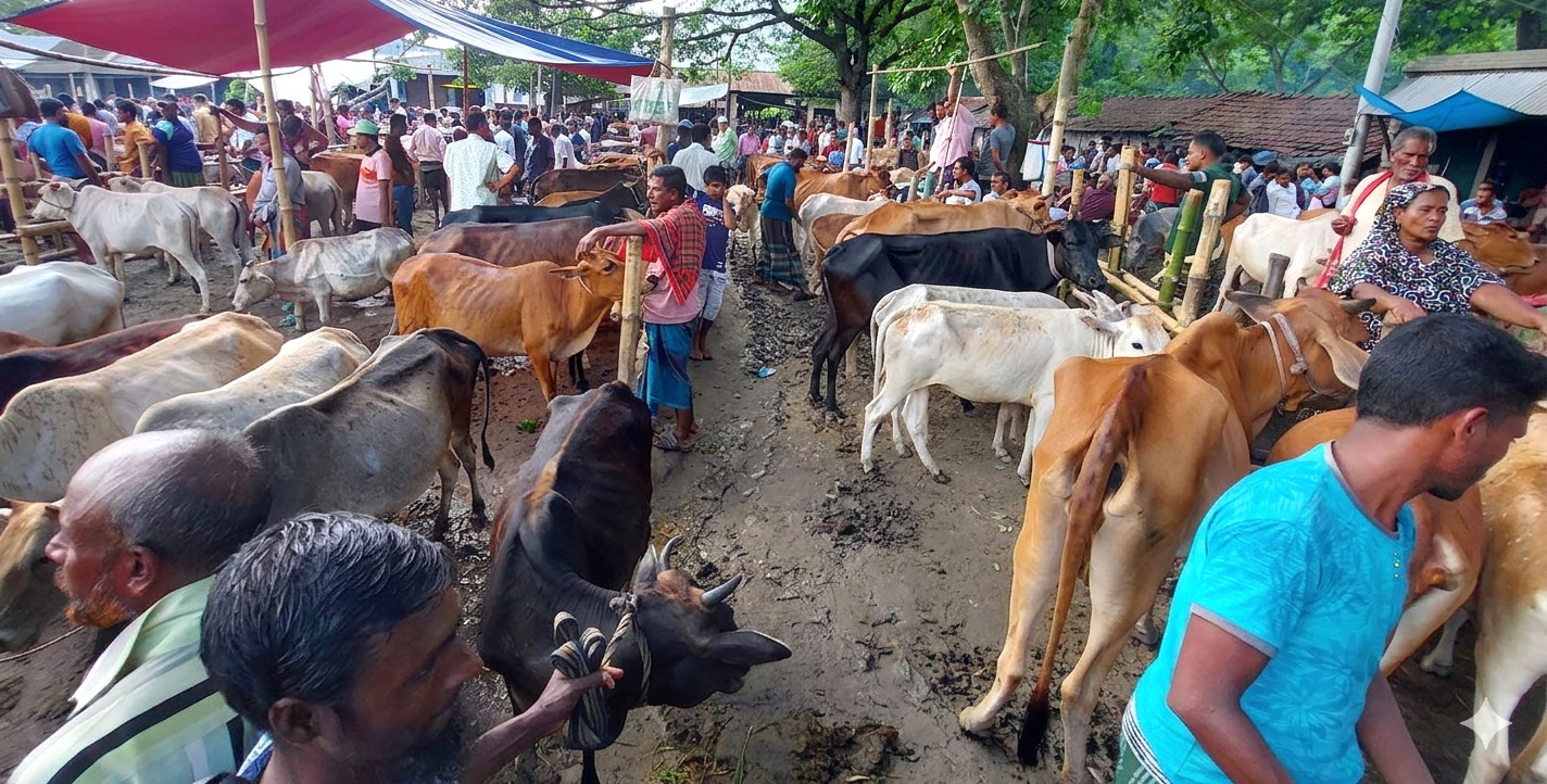 সাতক্ষীরায় কোরবানির জন্য প্রস্তুত ১ লাখ ২০ গবাদিপশু, উদ্বৃত্ত থাকবে ১৯ হাজার