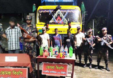 সাতক্ষীরায় প্রায় এক কোটি টাকার চোরাচালানি পণ্যসহ আটক-৩