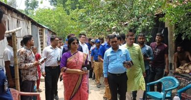 জেলা প্রশাসক মিজ কাউসার আজিজের কলারোয়ায় দিনব্যাপী যত কার্যক্রম