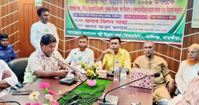 সাতক্ষীরার কালিগঞ্জে জাতীয় পল্লী উন্নয়ন দিবস পালিত